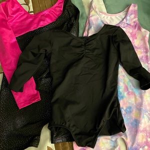 Lot of 3 Dance Gymnastics Leotards